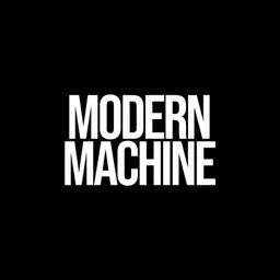 Black background with 'Modern Machine' text in white