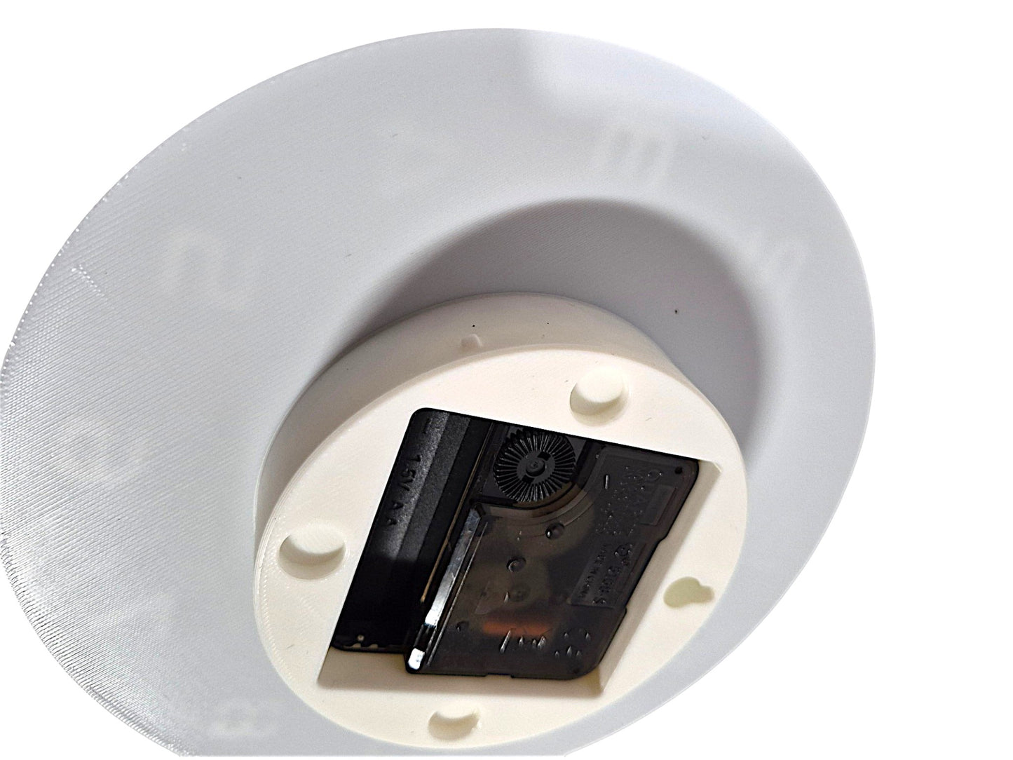 White Whisper – Square HueForge Clock – Designed by cP3D