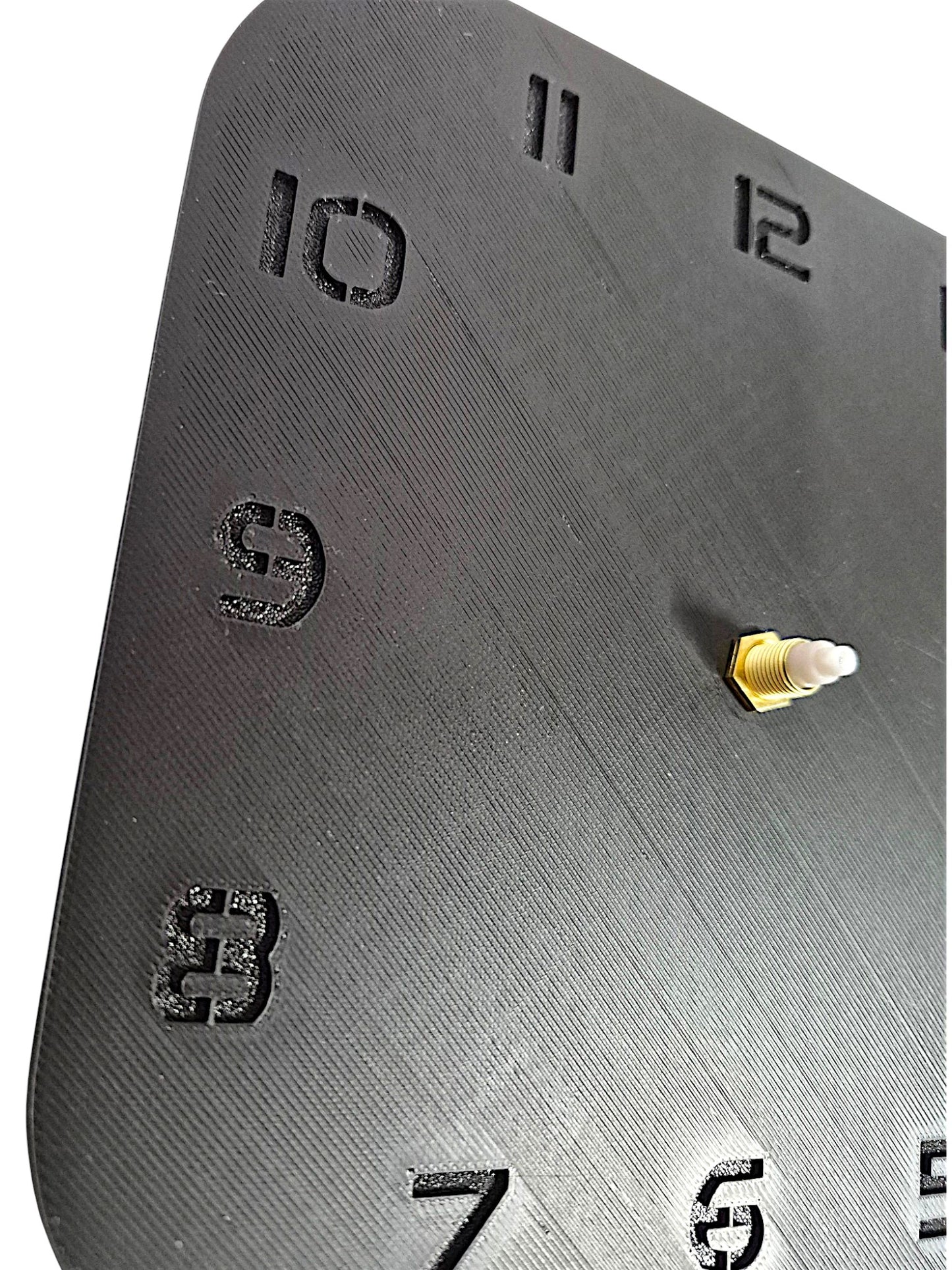 Ground Force – Square HueForge Clock – Designed by cP3D