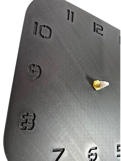 Ground Force – Square HueForge Clock – Designed by cP3D