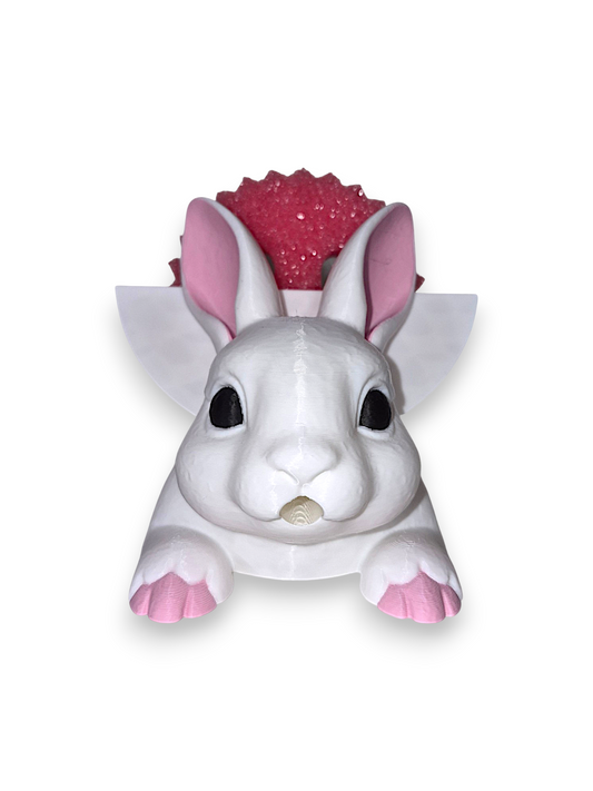 Hazel the Rabbit – Round Sponge Holder – by 3D4pets