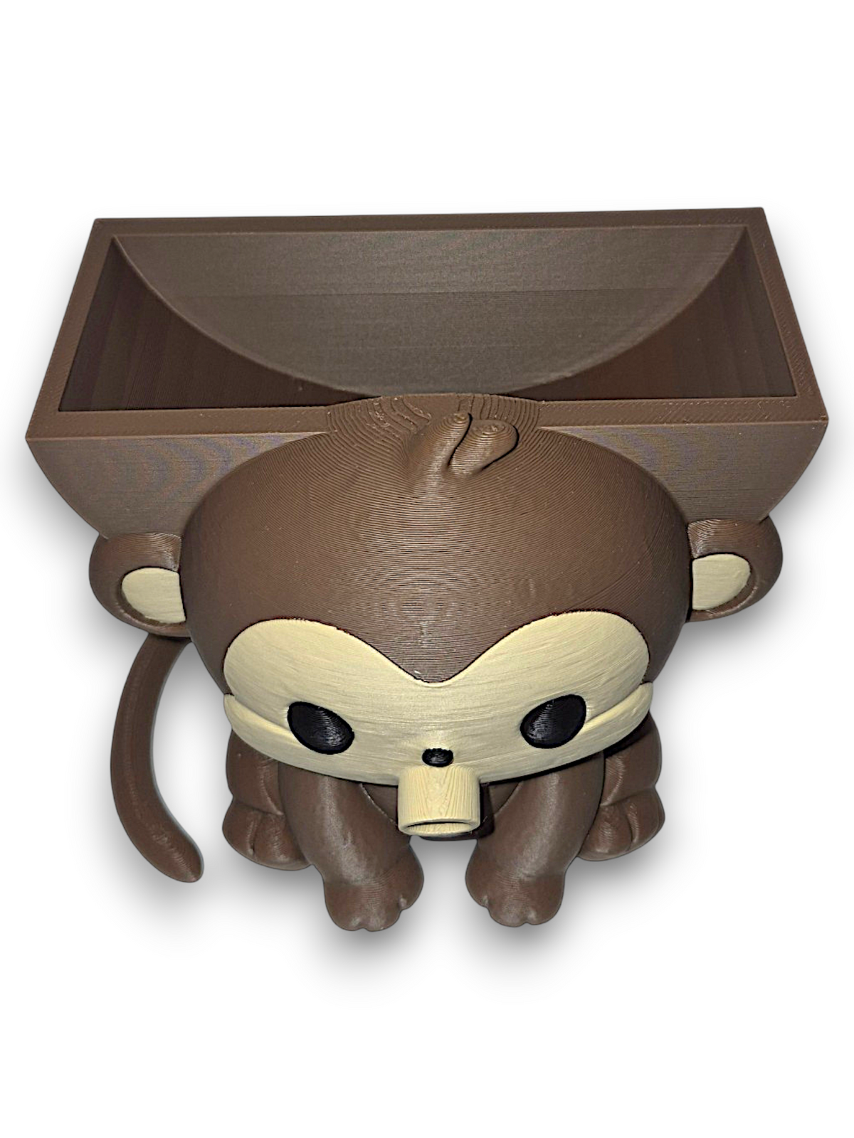 Milo the Monkey - Round Sponge Holder – by 3D4pets