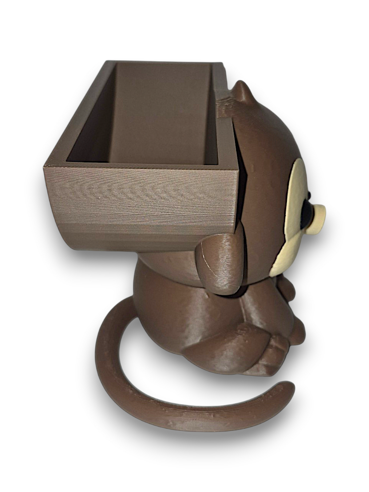 Milo the Monkey - Round Sponge Holder – by 3D4pets