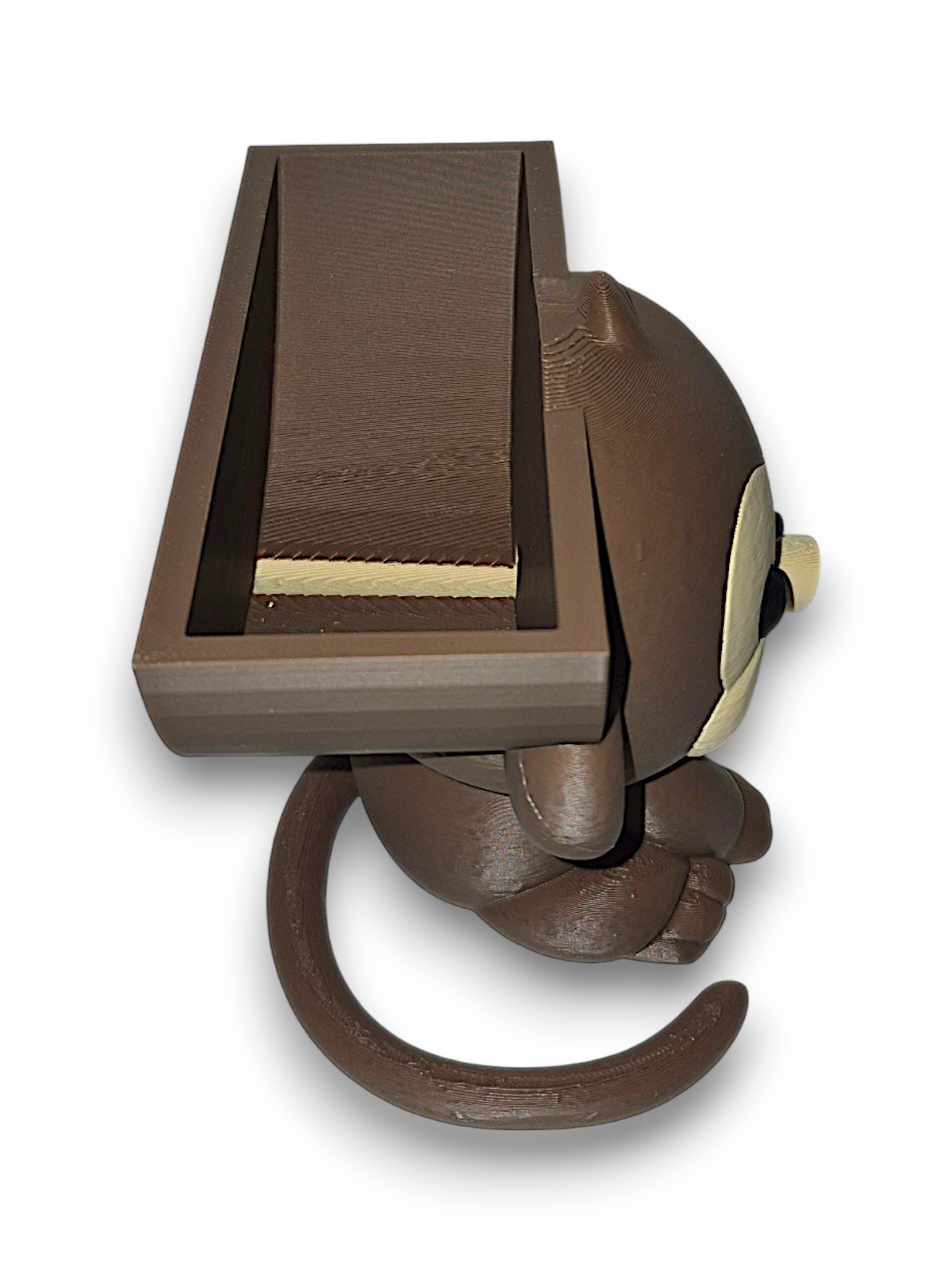 Milo the Monkey - Round Sponge Holder – by 3D4pets