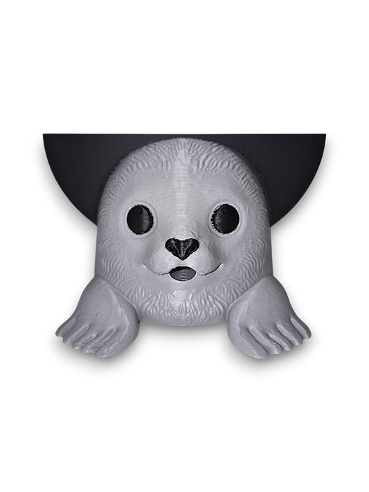 Misty the Seal – Round Sponge Holder – by 3D4pets