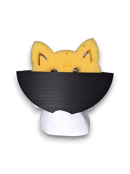 PomPom the Poodle – Round Sponge Holder – by 3D4pets