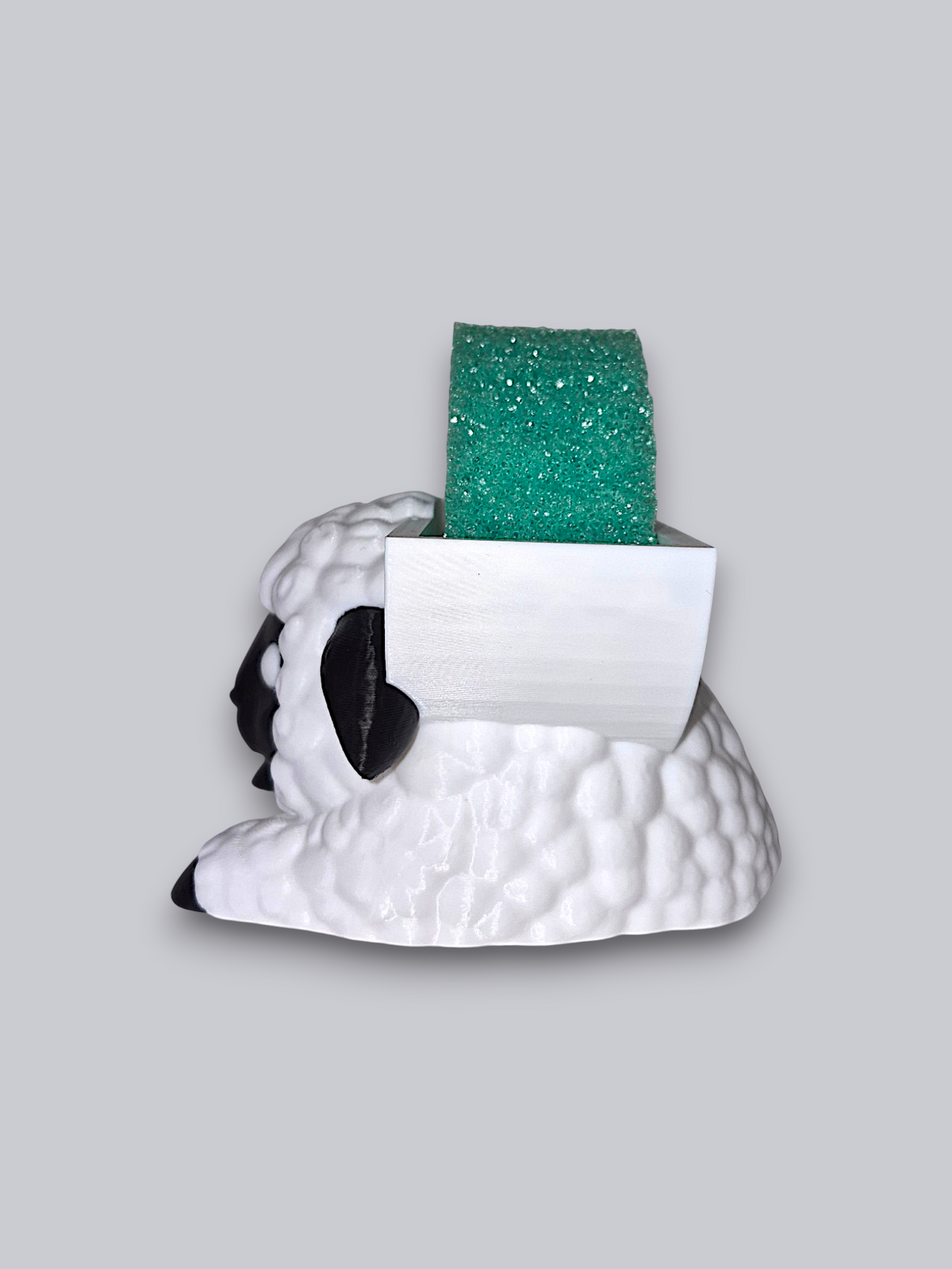 Maisie the Sheep – Round Sponge Holder – by 3D4pets