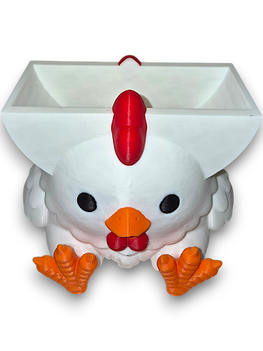 Chicky the Chicken – Round Sponge Holder – by 3D4pets