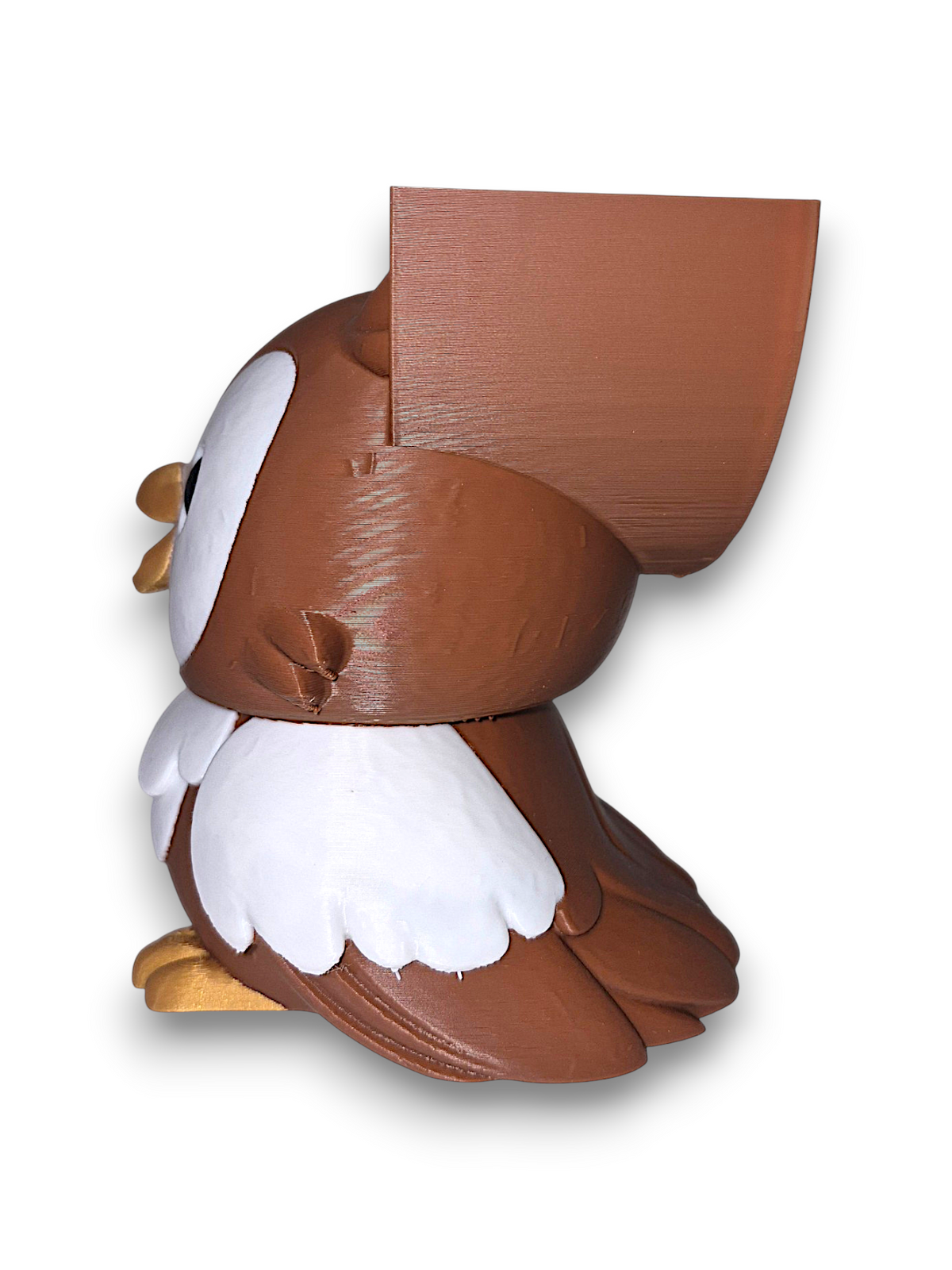 Oliver the Owl Round Sponge Holder – by 3D4pets