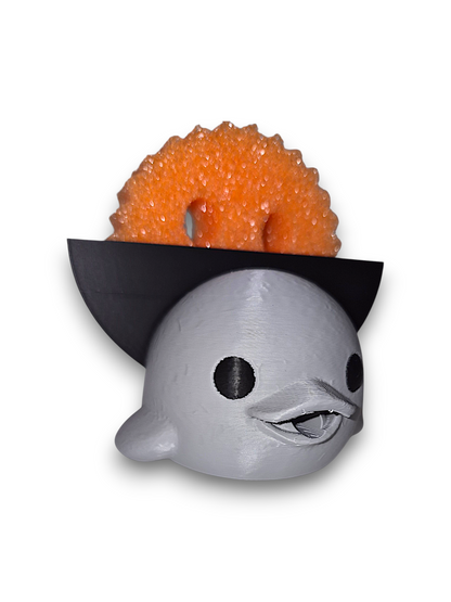 Splash the Dolphin Round Sponge Holder – by 3D4pets