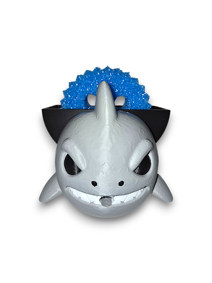 Shaggy the Shark - Round Sponge Holder – by 3D4pets