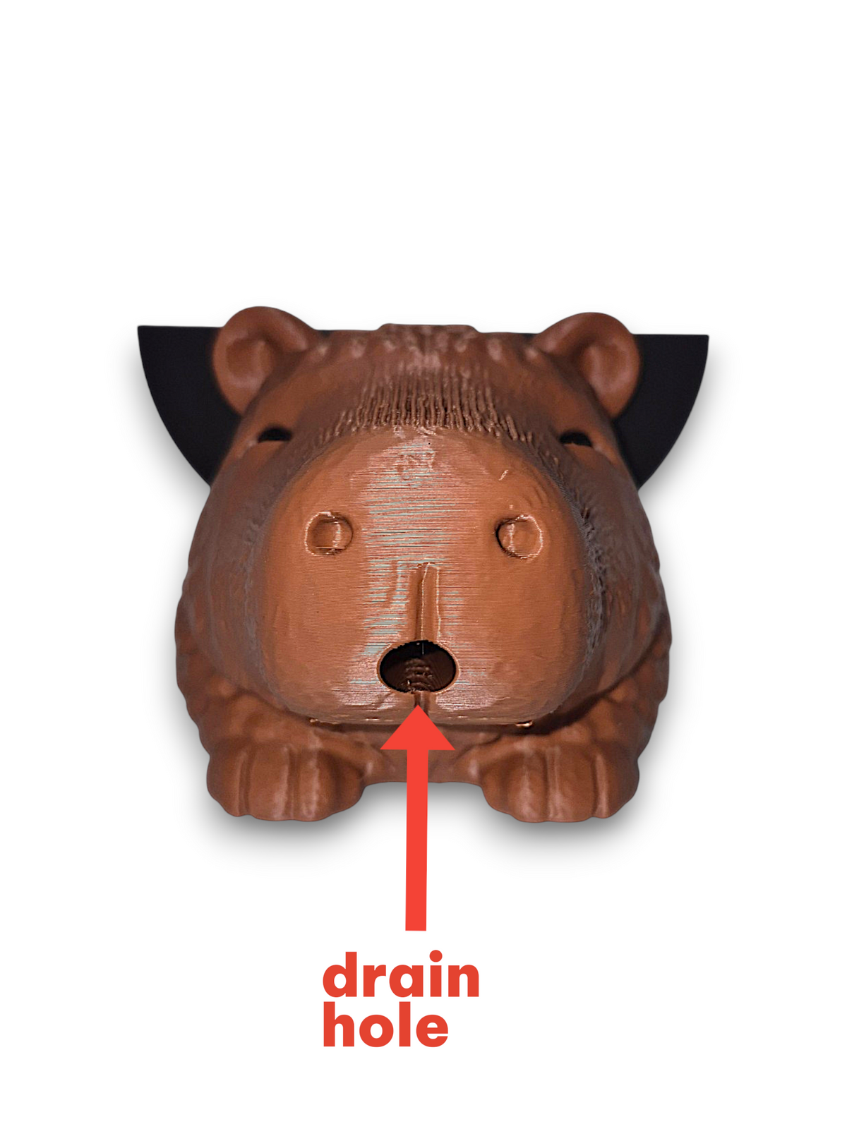 Blush the Capybara Round Sponge Holder – by 3D4pets