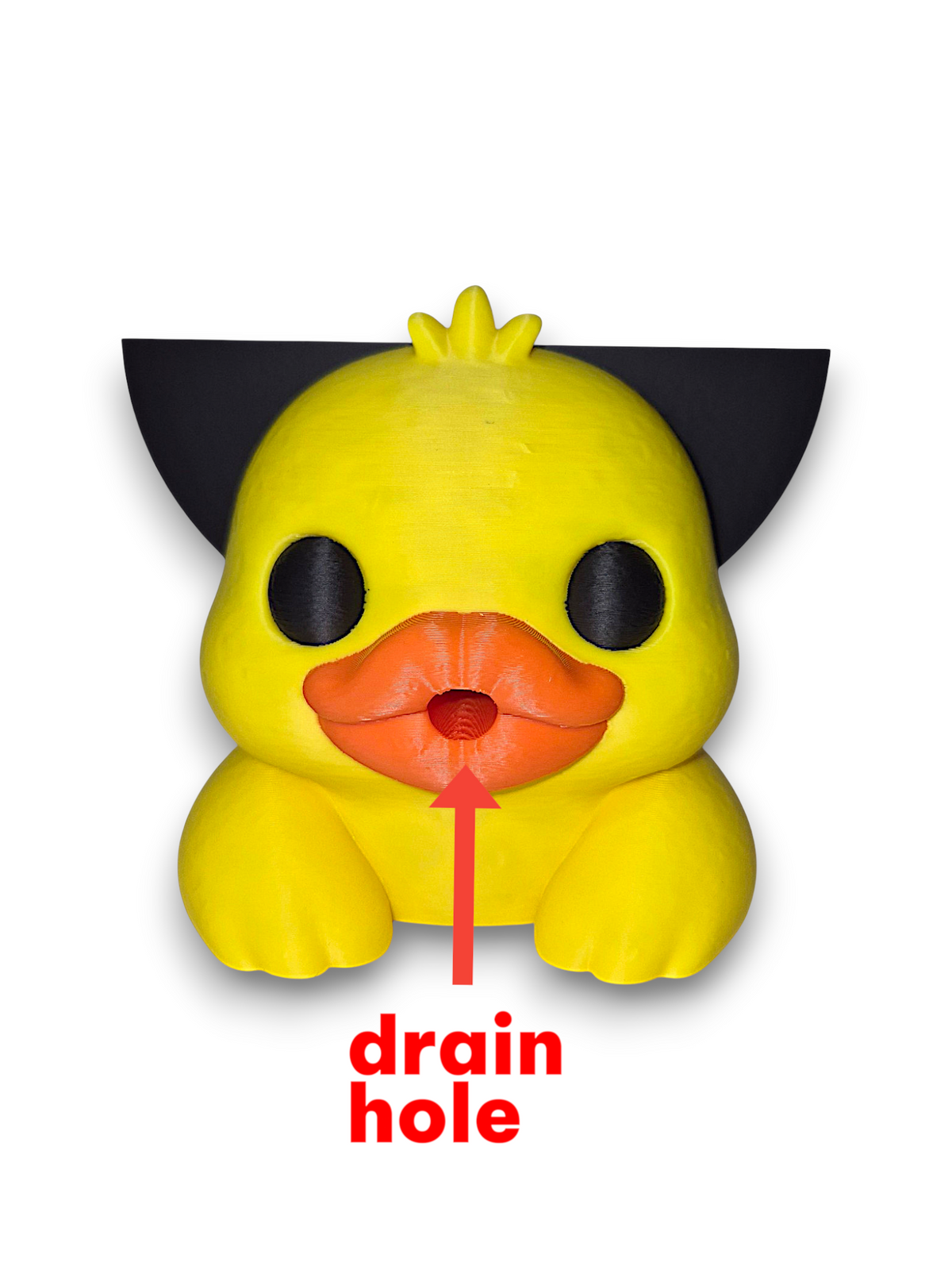 Duckie the Duckfaced Duck – Round Sponge Holder – by 3D4pets