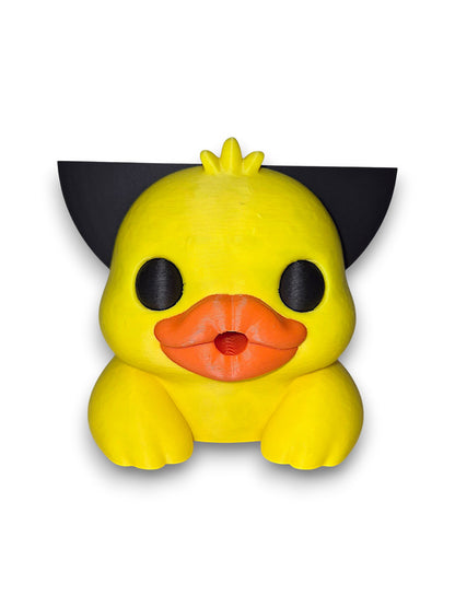 Duckie the Duckfaced Duck – Round Sponge Holder – by 3D4pets