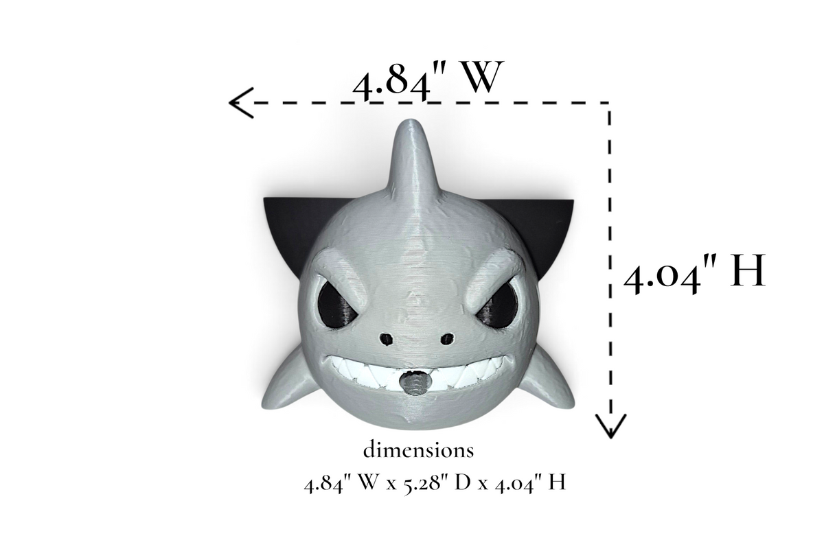 Shaggy the Shark - Round Sponge Holder – by 3D4pets