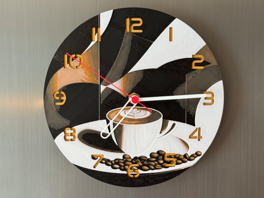Daily Grind – Round HueForge Clock – Designed by cP3D