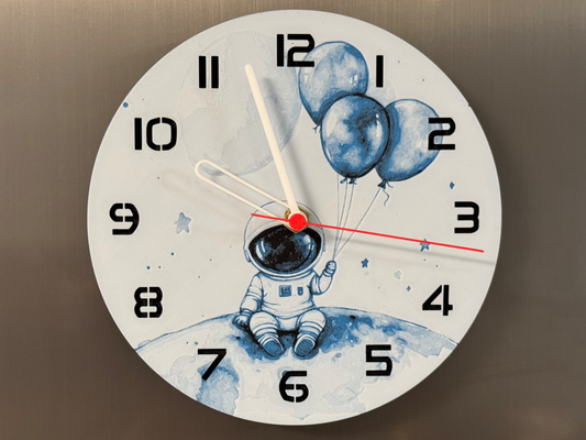 Cosmic Lift – Round HueForge Clock – Designed by cP3D