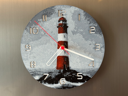 Coastal Beacon – Round HueForge Clock – Designed by cP3D