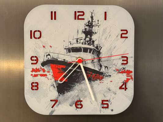 The Guards – Square HueForge Clock
