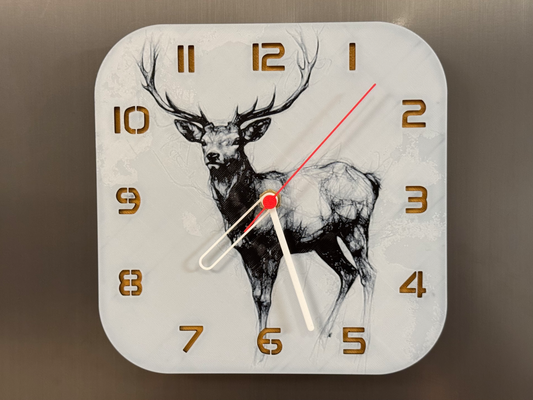 Buck You – Square HueForge Clock – Designed by cP3D