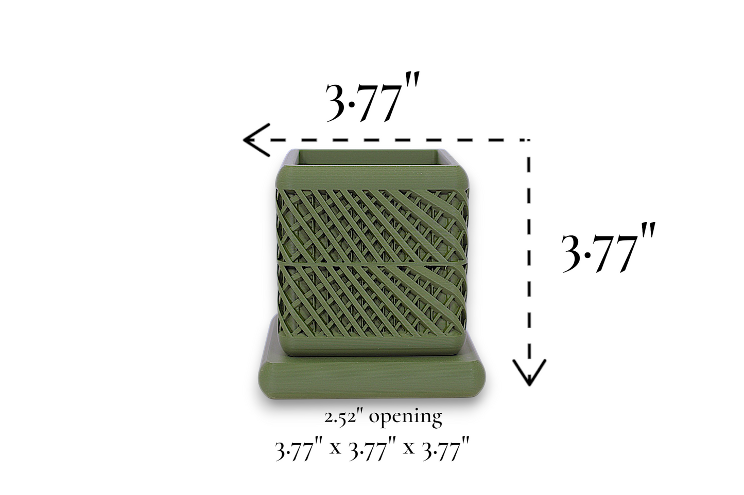 Qube Planter – by h3liØ Designs