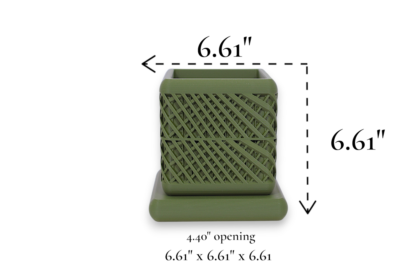 Qube Planter – by h3liØ Designs
