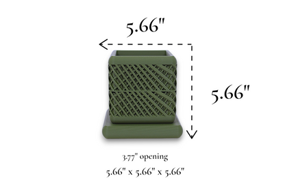 Qube Planter – by h3liØ Designs