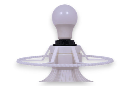 Light bulb on a white background