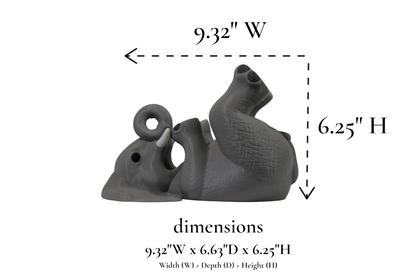 Guzzle Trunk – Elephant Wine Bottle Holder by IK3D