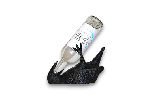 Tipsy Talons – Raven Wine Bottle Holder by IK3D