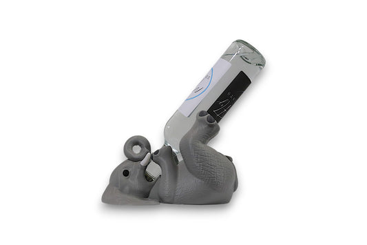Guzzle Trunk – Elephant Wine Bottle Holder by IK3D