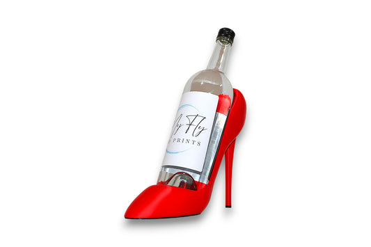 Wine & Shine – High Heel Wine Bottle Holder by IK3D