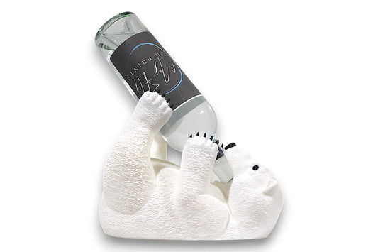 Polar Grip – Polar Bear Wine Bottle Holder by IK3D