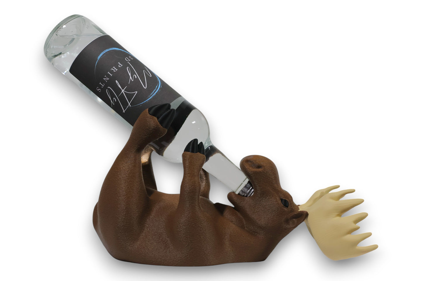 Moose Juice – Moose Wine Bottle Holder by IK3D