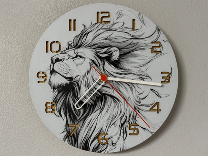 Majestic Wind – Round HueForge Clock – Designed by cP3D