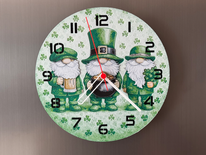 Lucky Gnomes – Round HueForge Clock – Designed by cP3D