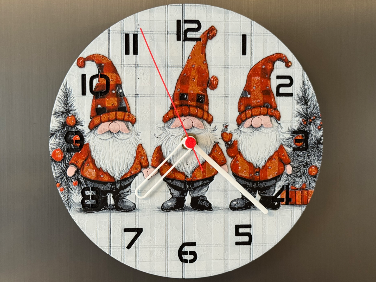 Gnomel – Round HueForge Clock – Designed by cP3D
