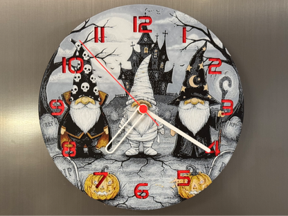 Gnome O Ween – Round HueForge Clock – Designed by cP3D