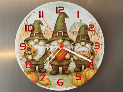 Grateful Gnomes – Round HueForge Clock – Designed by cP3D