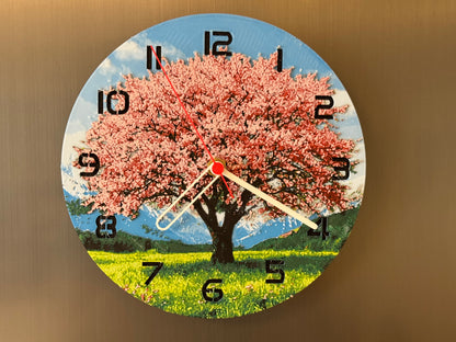 Spring Blossoms – Round HueForge Clock – Designed by cP3D