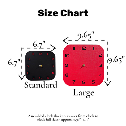 Cute Baby Rabbit – Square HueForge Clock – Designed by cP3D