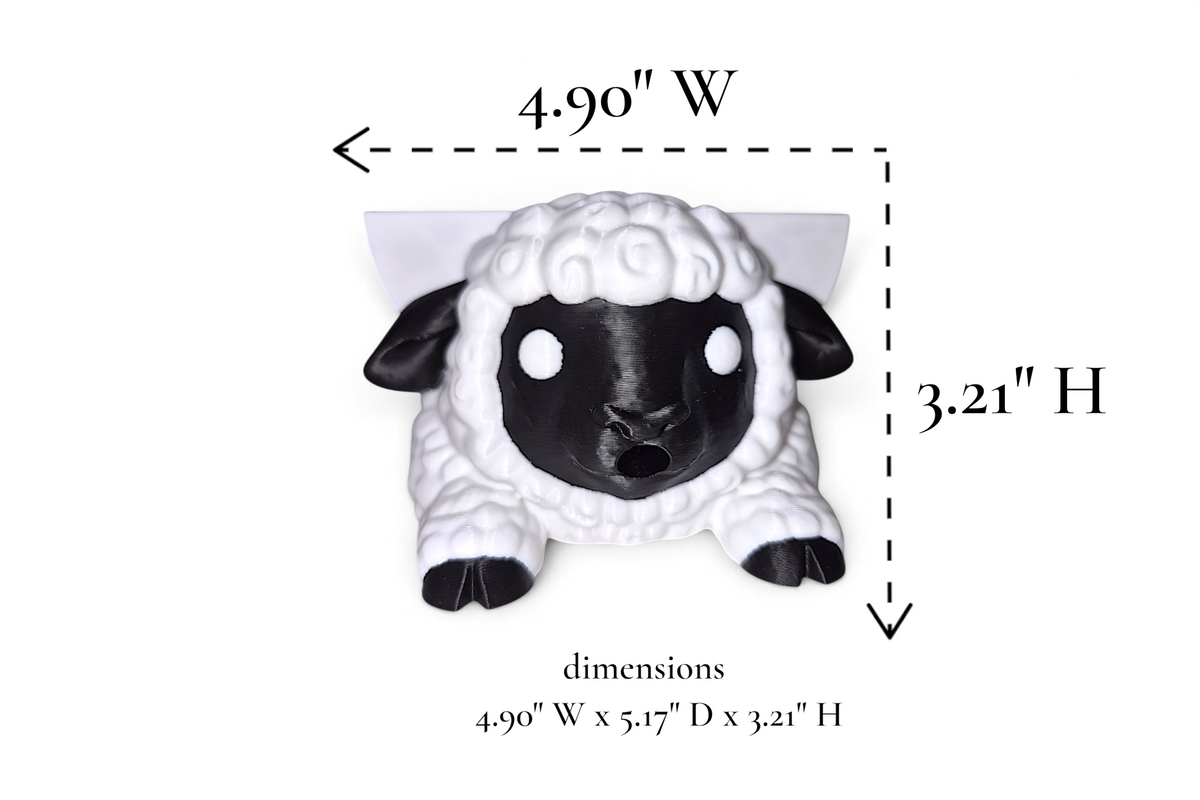Maisie the Sheep – Round Sponge Holder – by 3D4pets