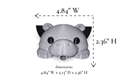 Hugo the Hippo Round Sponge Holder – by 3D4pets