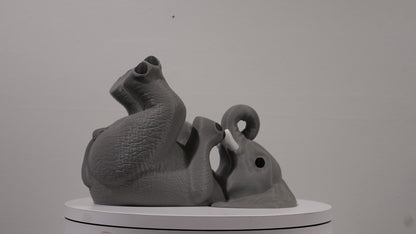 Guzzle Trunk – Elephant Wine Bottle Holder by IK3D