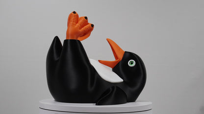 Waddle & Wine – Penguin Wine Bottle Holder by IK3D